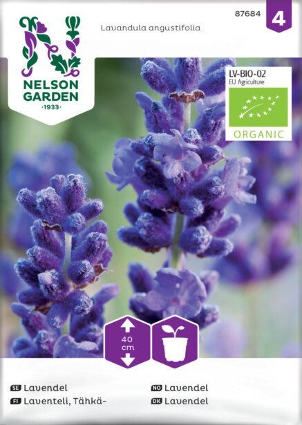 Tähkälaventeli siemen Nelson Garden Organic