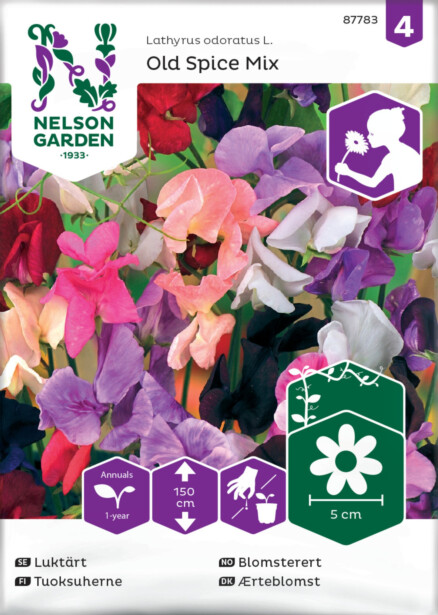 Tuoksuherne siemen Nelson Garden Old Spice mix