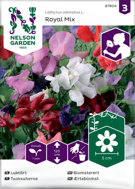 Tuoksuherne siemen Nelson Garden Royal Mix