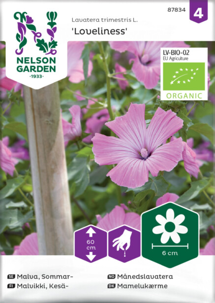 Kesämalvikki siemen Nelson Garden Loveliness Organic