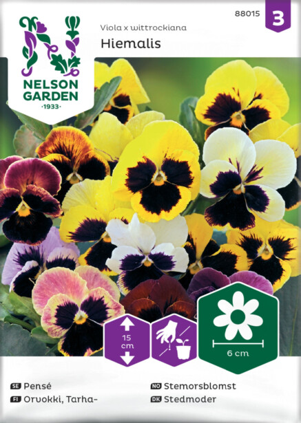 Tarhaorvokki siemen Nelson Garden Hiemalis, väriseos
