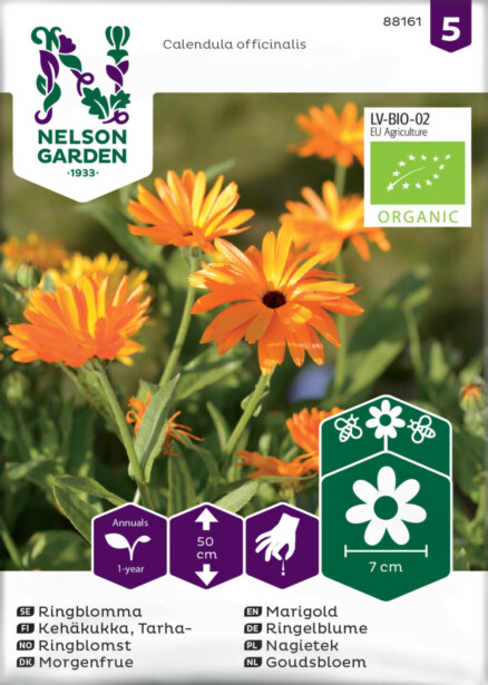 Tarhakehäkukka siemen Nelson Garden väriseos Organic