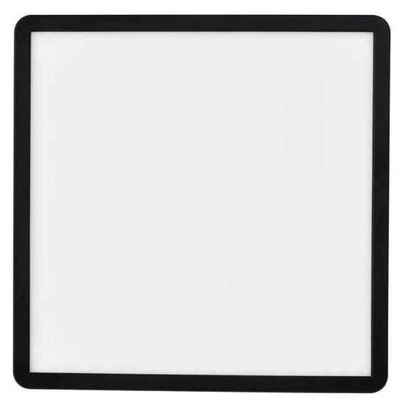 LED-plafondi Nordlux Oja Square, 294x294mm, IP54, 3000/4000K, musta