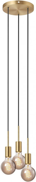 Riippuvalaisin Nordlux Paco, 3-osainen, Ø181mm, messinki