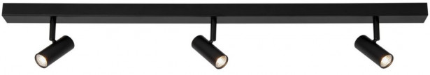 LED-spottivalaisin Nordlux Omari, 3-osainen, 780mm, 2700K, musta