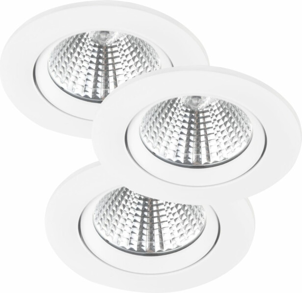 LED-alasvalosarja Nordlux Fremont, 3 kpl/pkt, 2700K, valkoinen