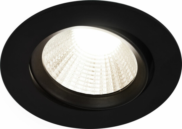 LED-alasvalo Nordlux Fremont, 4000K, musta