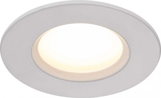 LED-alasvalo Nordlux Dorado, ø85x36mm, 2700K, himmennettävä,  valkoinen