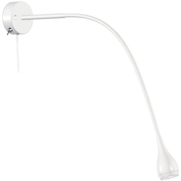 LED-seinävalaisin Nordlux Drop, 51,7cm, valkoinen