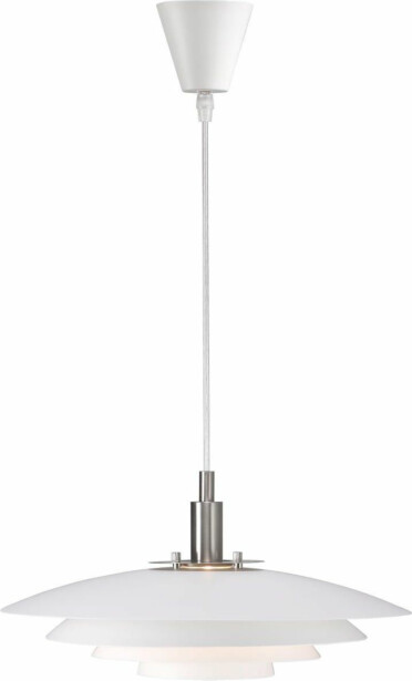 Riippuvalaisin Nordlux Bretagne, ø38cm, valkoinen, Verkkokaupan poistotuote