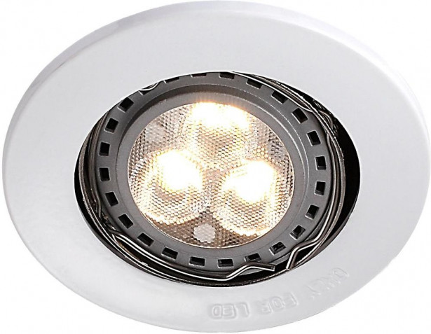 LED-alasvalo Nordlux Mixit Pro, ø8,5cm, GU10, valkoinen