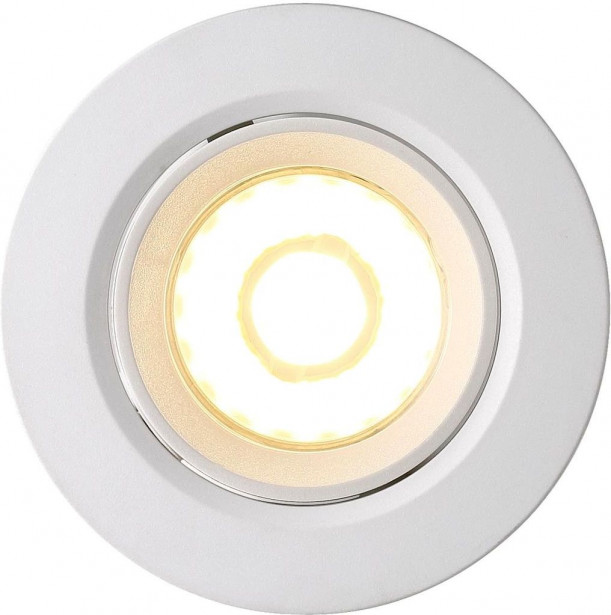 LED-alasvalo Nordlux Roar, 6W, IP23, himmennettävä, valkoinen