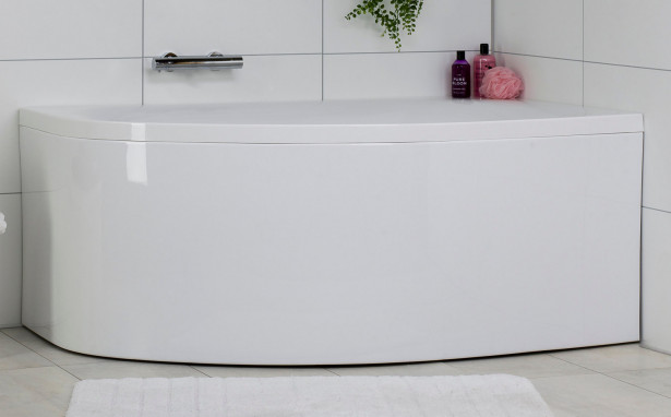 Kylpyamme Noro Soft 1600x1000mm vasen, valkoinen