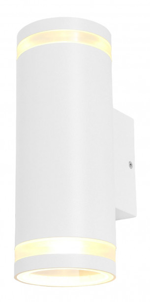 Ulkoseinävalaisin Noor Sandö-2, 208x76x105mm, valkoinen