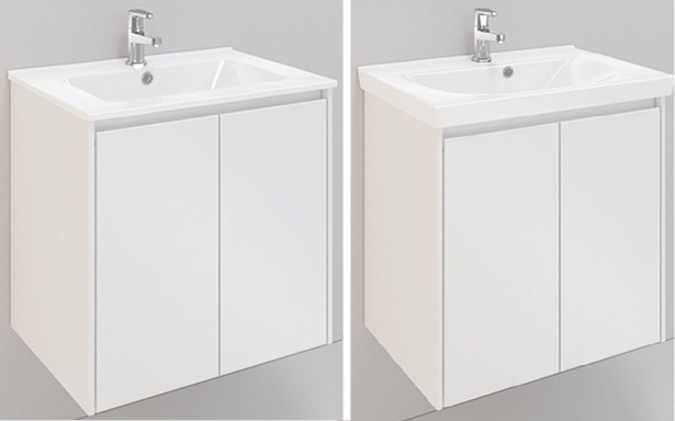 Kylpyhuonekaluste Noro Lifestyle Concept 600, pesualtaalla ja allaskaapilla, korkea