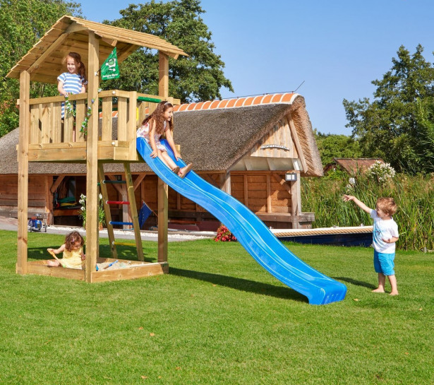 Leikkitorni Jungle Gym Shelter, sis. liukumäen