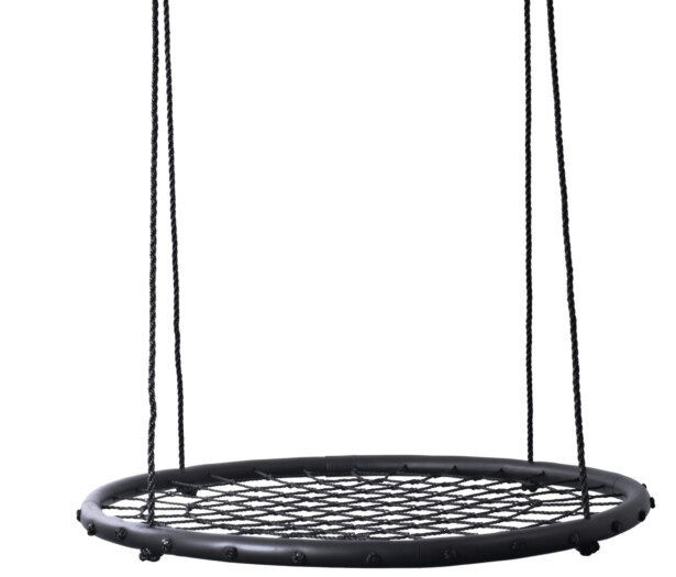 Linnunpesäkeinu Nordic Play, 100cm, musta