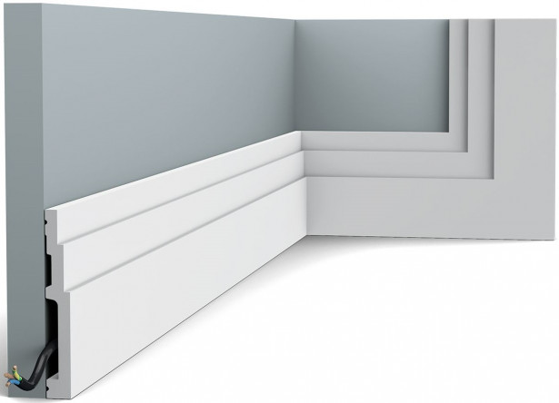 Koristelista Orac Decor SX180, 16x120x2000mm, polystyreeni, valkoinen