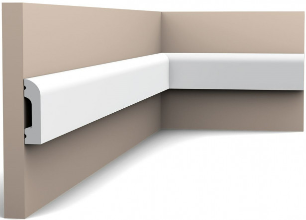 Koristelista Orac Decor SX182, 13x50x2000mm, polystyreeni, valkoinen
