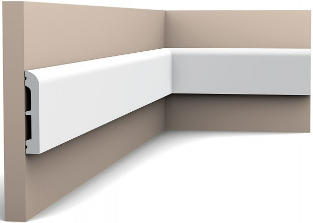 Koristelista Orac Decor SX183, 13x75x2000mm, polystyreeni, valkoinen