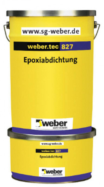Epoksivedeneriste Weber Tec 827 S 8 kg