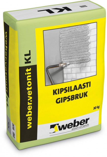 Kipsilaasti Weber Vetonit KL 30 kg