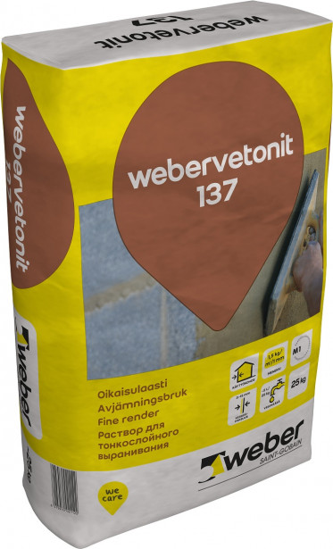 Oikaisulaasti Weber Vetonit 137 25 kg