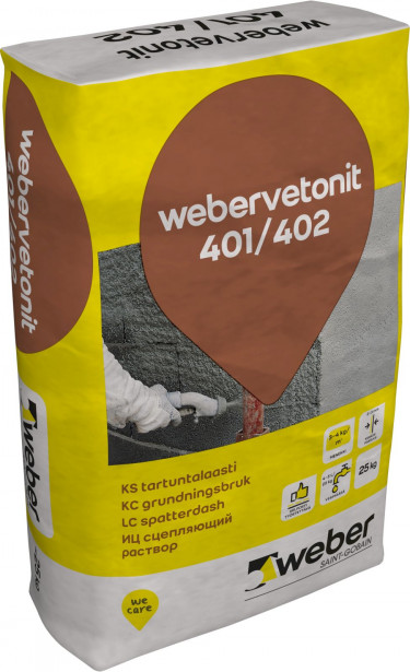 Tartuntalaasti Weber Vetonit 401 25 kg