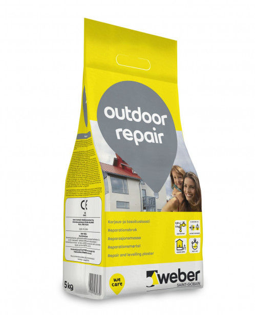 Korjaus- ja tasoituslaasti Weber Outdoor Repair, 5 kg
