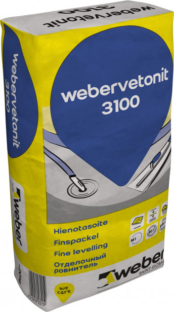 Hienotasoite Weber Vetonit 3100, 20 kg