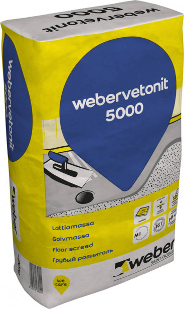 Lattiamassa Weber Vetonit 5000 20 kg