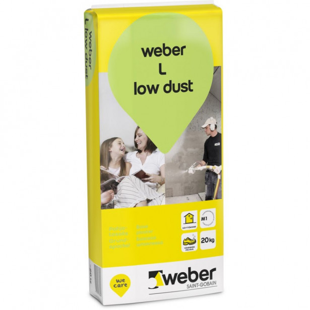 Pohjatasoite Weber Vetonit L low dust, 20kg