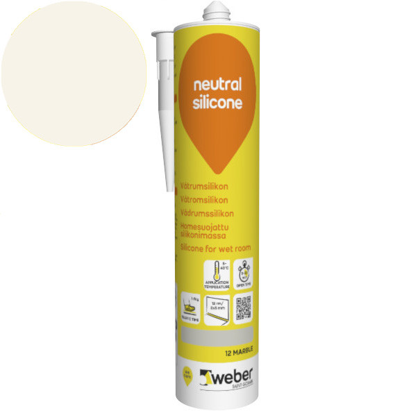 Silikonimassa Weber Neutral Silicone, 12 Marble, 310 ml