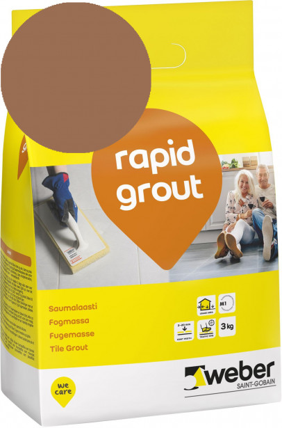 Saumalaasti Weber Rapid Grout, 33 Tan, 3 kg