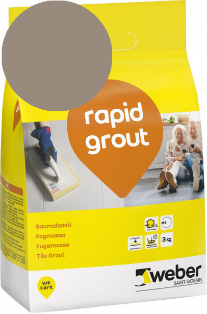 Saumalaasti Weber Rapid Grout, 34 Nougat, 3 kg