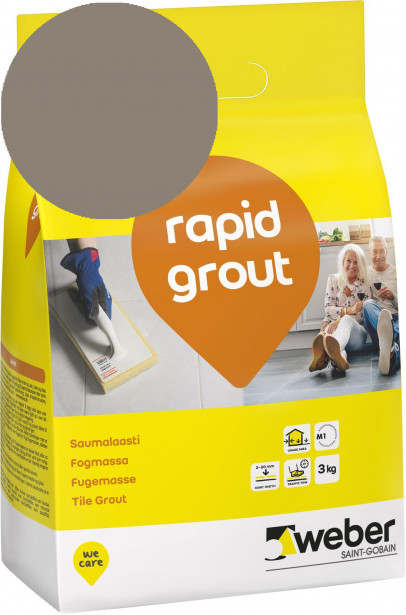 Saumalaasti Weber Rapid Grout, 35 Khaki, 3 kg