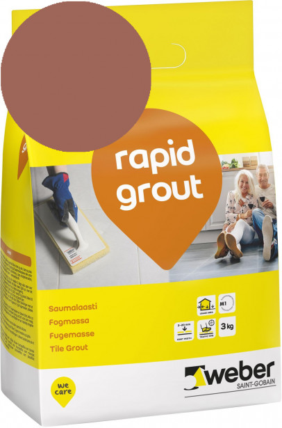 Saumalaasti Weber Rapid Grout, 39 Brick, 3 kg