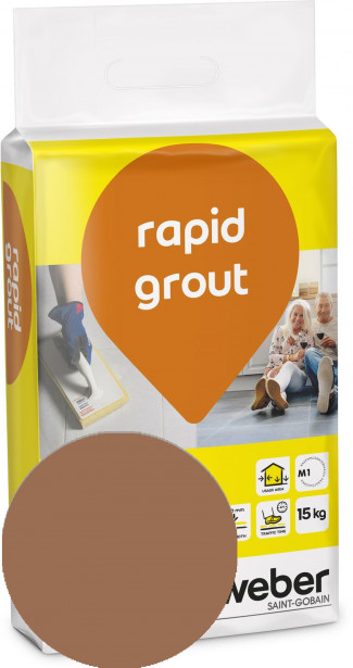 Saumalaasti Weber Rapid Grout, 33 Tan, 15 kg