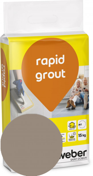 Saumalaasti Weber Rapid Grout, 34 Nougat, 15 kg