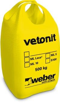 Pakkaslaasti Weber Vetonit ML Leca P 500 kg