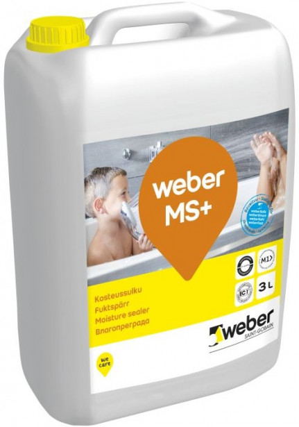 Kosteussulku Weber MS+, 3l