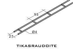 Tikasrauta Leca BI 40 10 kpl