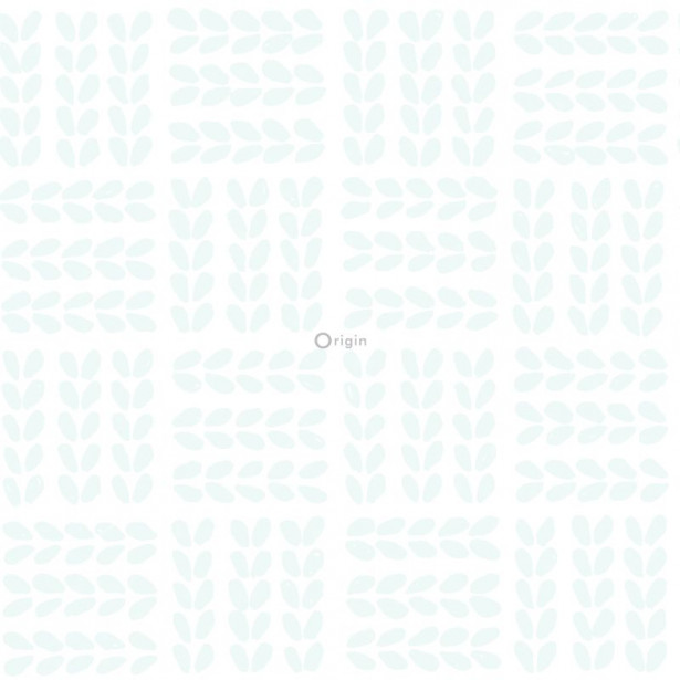 Tapetti Origin Hide & Seek 347499, 0,53x10,05m, valkoinen/vihreä