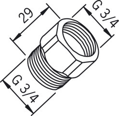 Oras yksisuuntaventtiili 105302