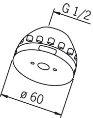 Suihkusiivilä Oras 232002 kromi