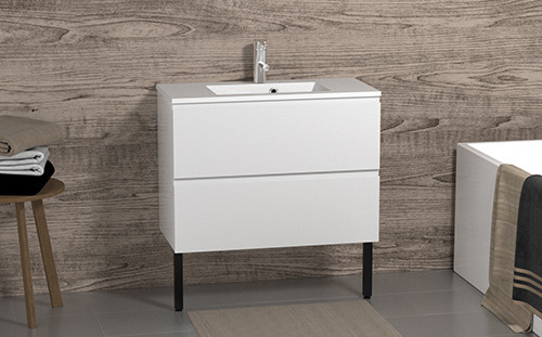Kylpyhuoneryhmä Otsoson Minimeri 800, 800x390mm, valkoinen, vetimetön