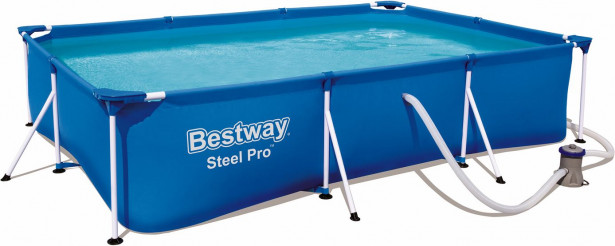 Uima-allassetti Bestway Steel Pro, 300x201x66cm, suorakulmainen