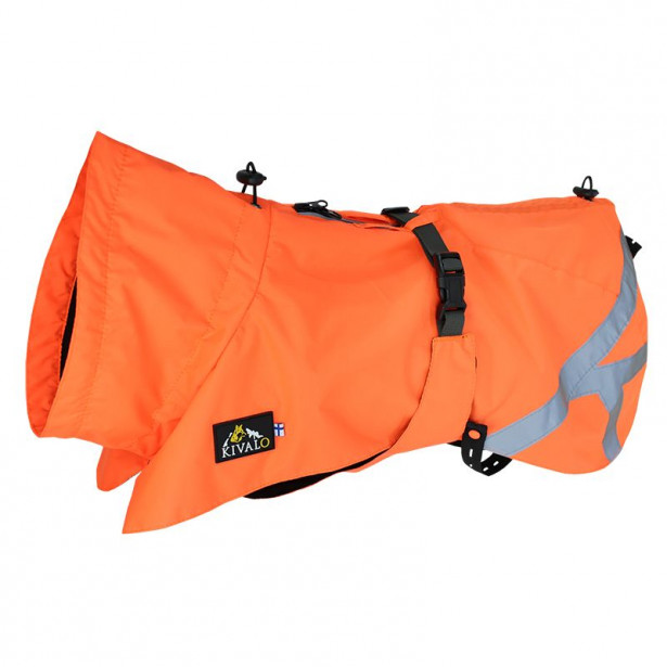 Koiran takki Kivalo Ohto Hilla, oranssi, eri kokoja