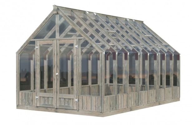Kasvihuone Palmako Emilia, 13,8m², turvalasi, puurunko