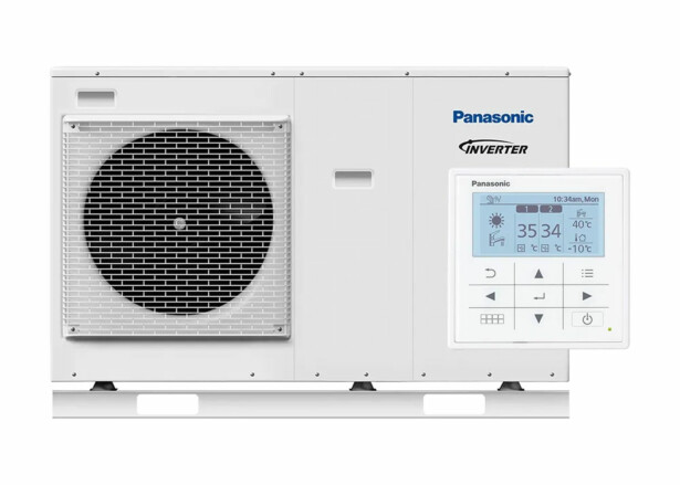 Ilma-vesilämpöpumppu Panasonic Aquarea  Monoblock J Series WH-MDC05J3E5, 5kW, ulkoyksikkö